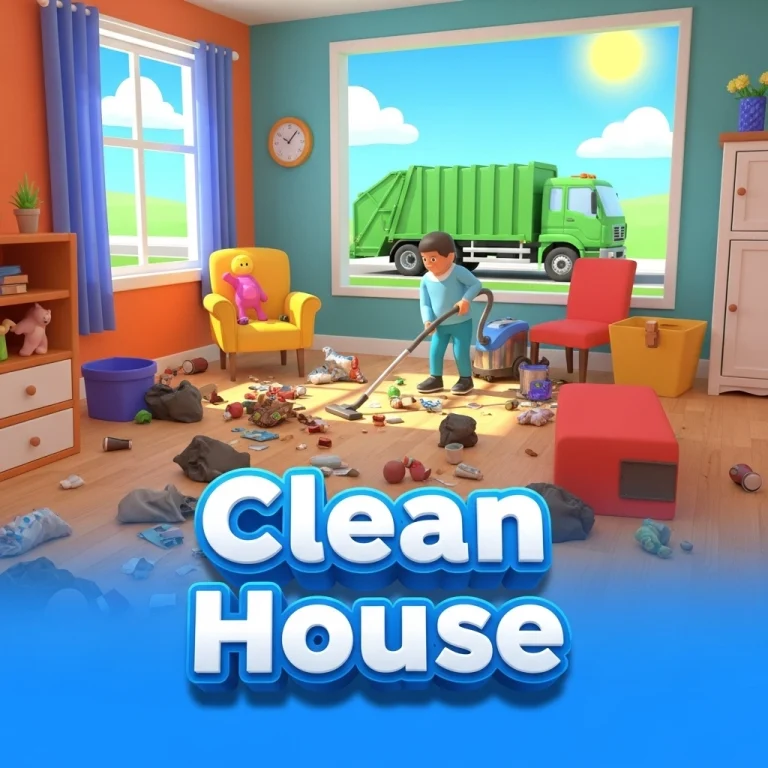 Clean House – Satisfying 3D cleaning and vacuum upgrade game